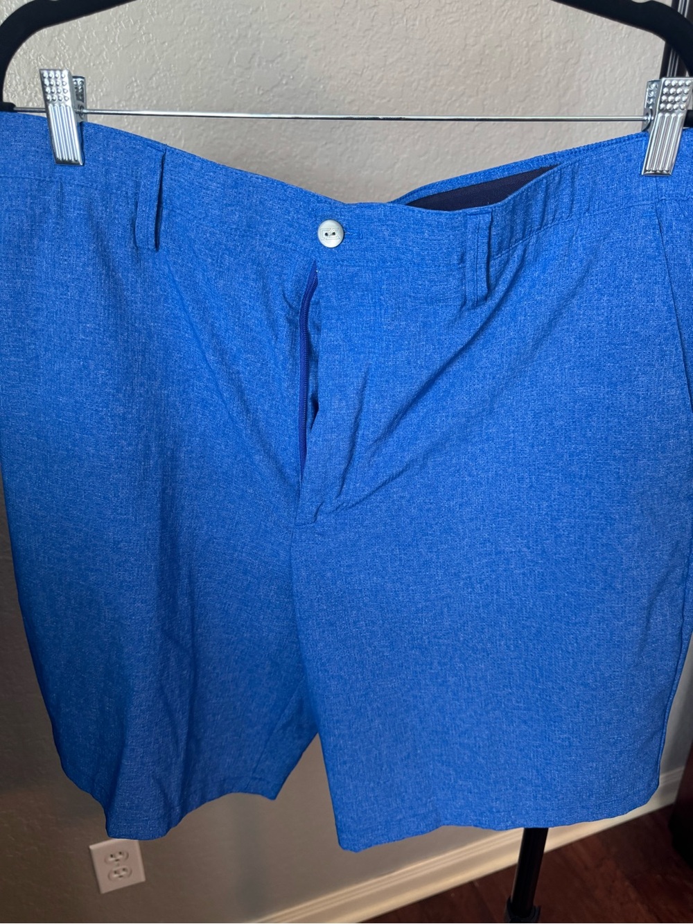 Cutter & Buck Royal Blue Flat-Front Golf Shorts